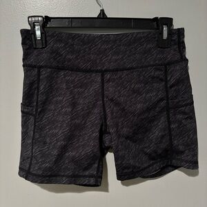 IAB Workout Shorts Grey Size 6 Small Pockets 5” Inseam